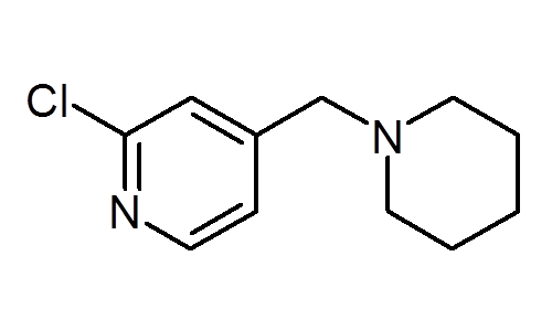 2-Chloro-4-(1-piperidylmethyl)pyridine