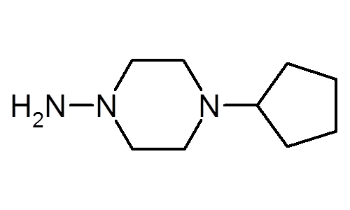 1-Amino-4-cyclopentylpiperazine