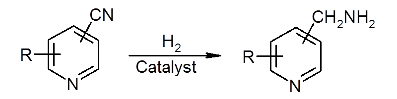 ニトリル化合物の水素化